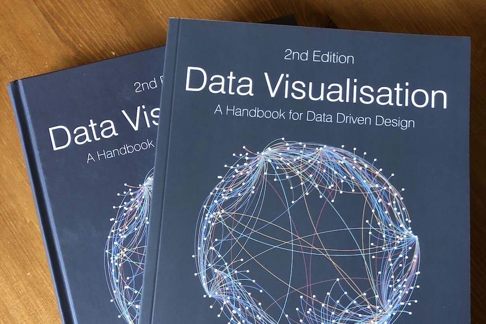 Front cover of Andy Kirk's book 'Data Visualisation: A handbook for data driven design'